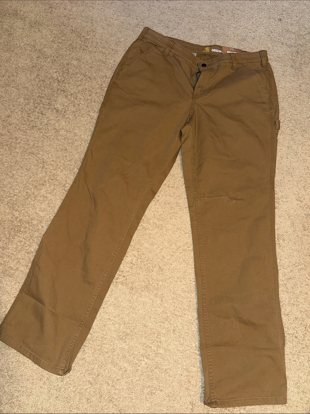 Carhartt Womens Tan Brown Chinos